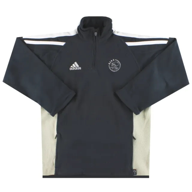 2001-02 Ajax adidas Climawarm 1/4 Zip Fleece S - Ajax / Excellent 