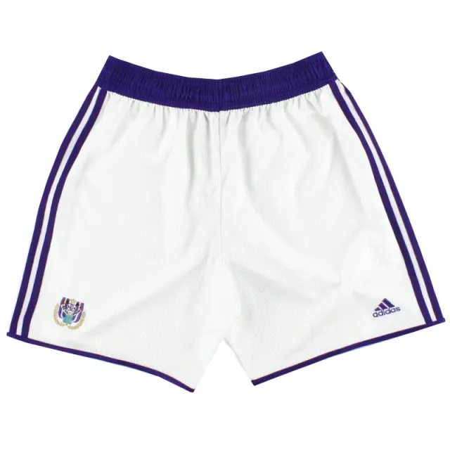 2001-02 Anderlecht adidas Home Shorts *Mint* M - Other European Clubs / Mint 