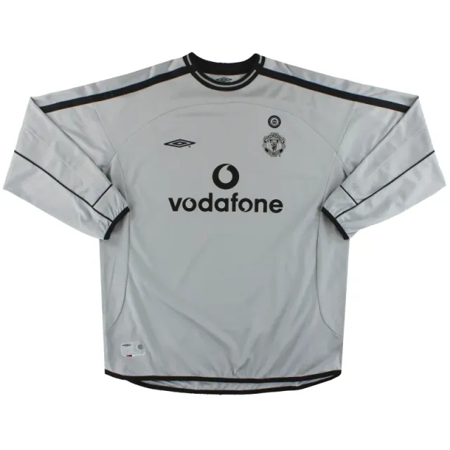 2001-02 Manchester United Umbro Centenary Goalkeeper Shirt L.Boys - Manchester United / Excellent 