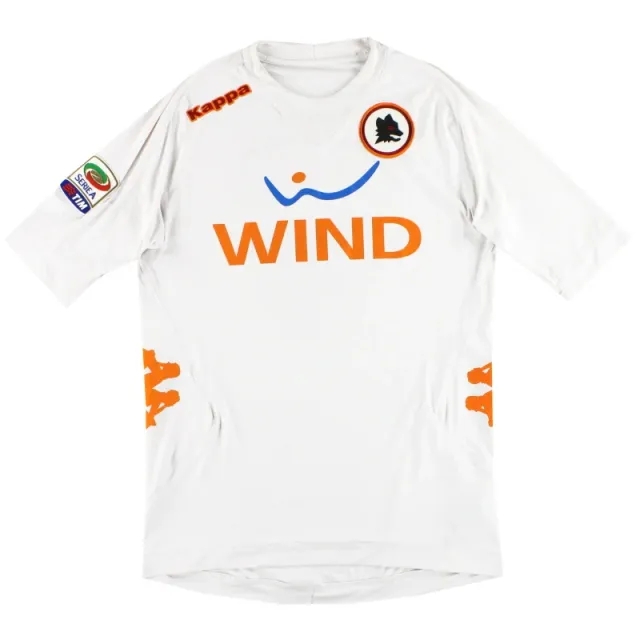 2011-12 Roma Kappa Away Shirt *Mint* XL - Roma / Mint 