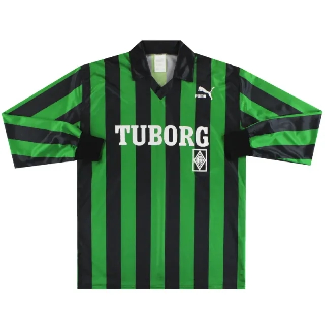 1990-92 Borussia Monchengladbach Puma Away Shirt L/S L - Borussia Monchengladbach / Excellent 