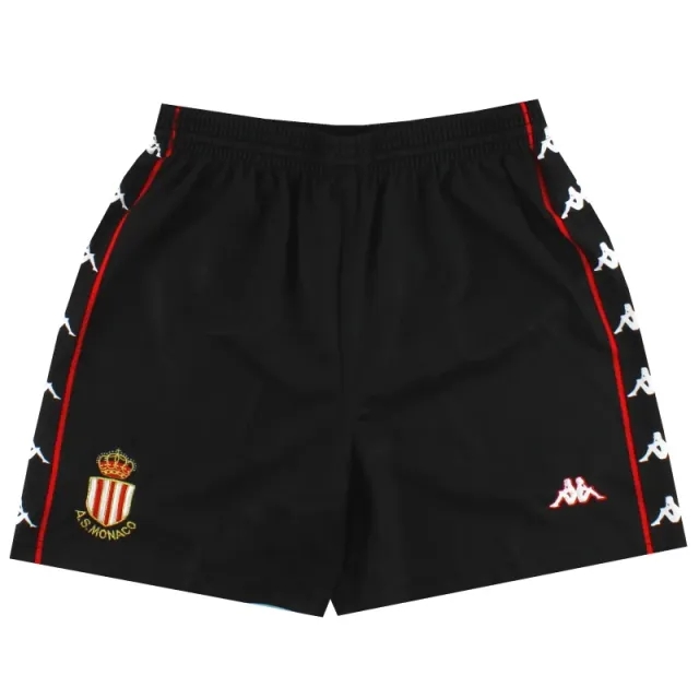 2000-01 Monaco Kappa Away Shorts L - Monaco / Excellent 