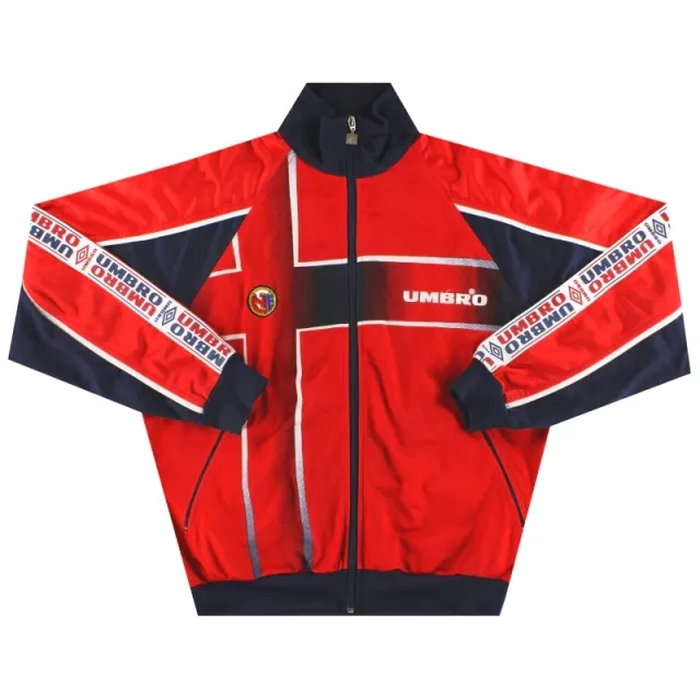 1997-98 Norway Umbro Track Jacket M - Norway / Very good 