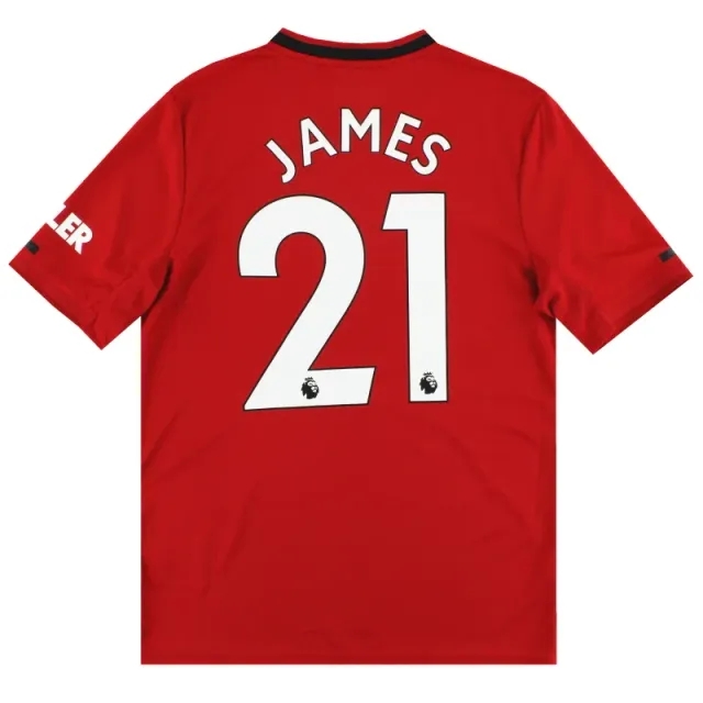 2019-20 Manchester United adidas Home Shirt James #21 *Mint* XL.Boys - Manchester United / Mint 