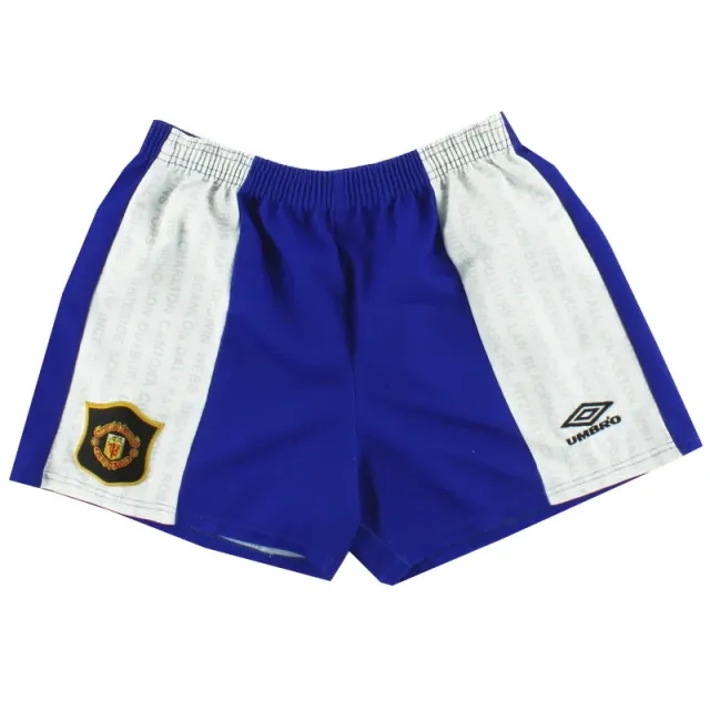 1994-96 Manchester United Umbro Third Shorts XS - Manchester United / Excellent 