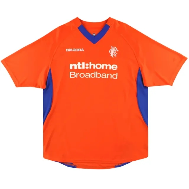 2002-03 Rangers Diadora Away Shirt S - Rangers / Excellent 