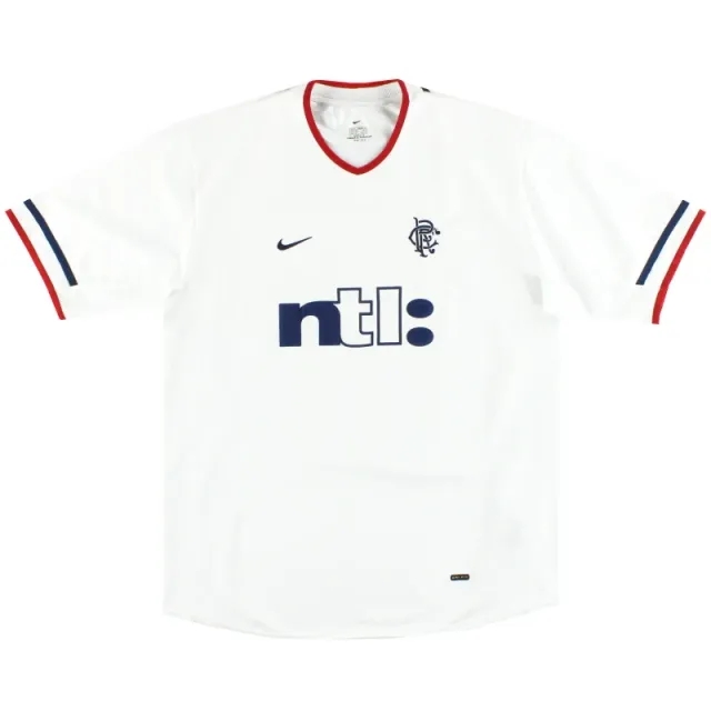2001-02 Rangers Nike Away Shirt *Mint* XL - Rangers / Mint 