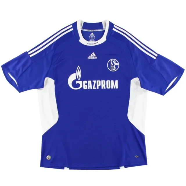 2008-10 Schalke adidas Home Shirt S - Schalke / Very good 