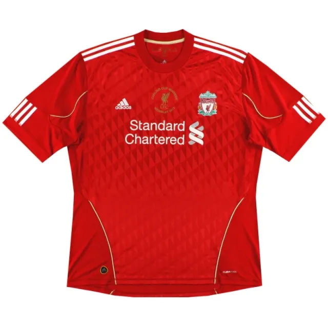 2010-12 Liverpool adidas 'Carling Cup Winners' Home Shirt XXL - Liverpool / Excellent 