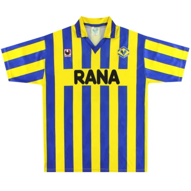 1992-93 Hellas Verona Uhlsport Home Shirt #2 *Mint* XL - Other Italian Clubs / Mint 