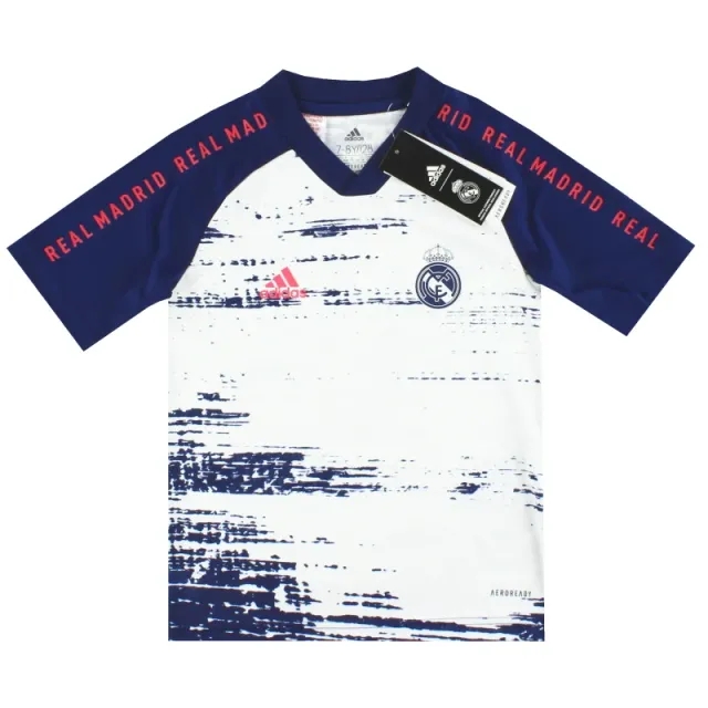 2020-21 Real Madrid adidas Pre Match Training Shirt XS.Boys - Real Madrid / BNIB 
