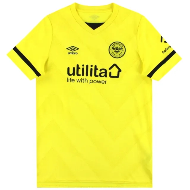 2021-22 Brentford Umbro Away Shirt *Mint* XL.Boys - Brentford / Mint 