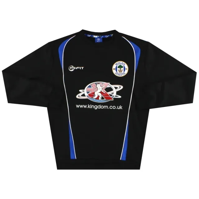 2010-11 Wigan Mi-Fit Player Issue Training Sweatshirt M - Wigan / Excellent 