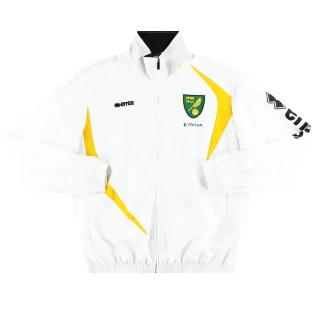 2013-14 Norwich Errea Track Jacket XXL - Norwich City / Excellent 