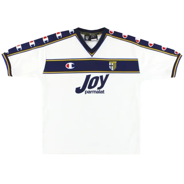 2001-02 Parma Champion Away Shirt M - Parma / Excellent 