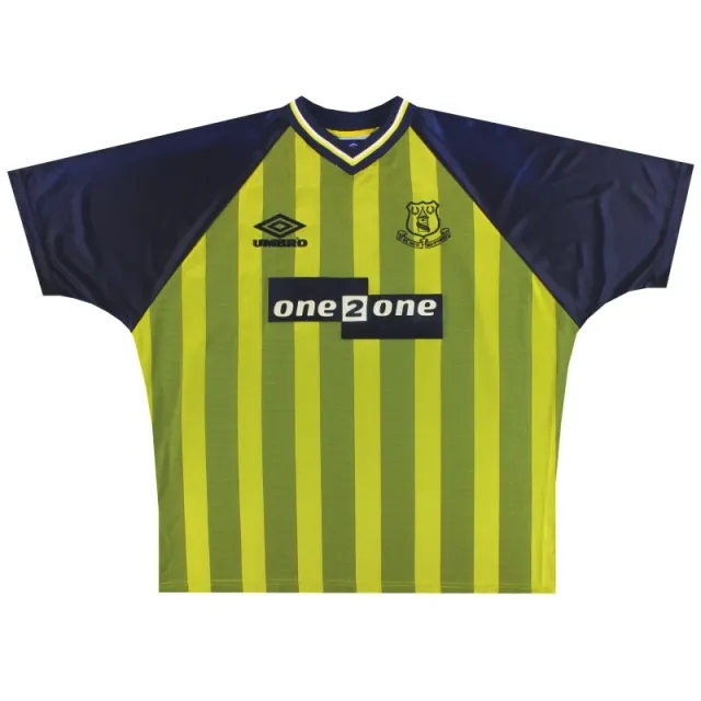 1998-99 Everton Umbro Training Shirt *Mint* XXL - Everton / Mint 
