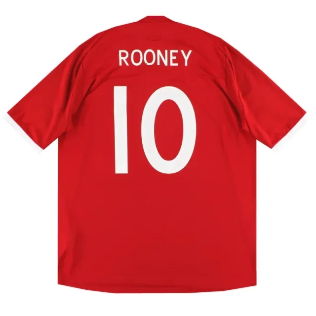 2010-11 England Umbro Away Shirt Rooney #10 XL - England / Excellent 