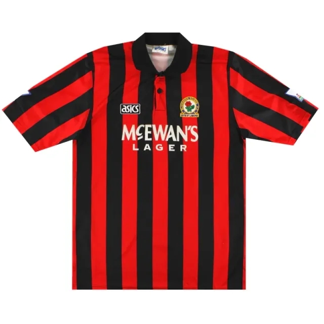 1992-94 Blackburn Asics Player Issue Away Shirt L - Blackburn Rovers / Very good 