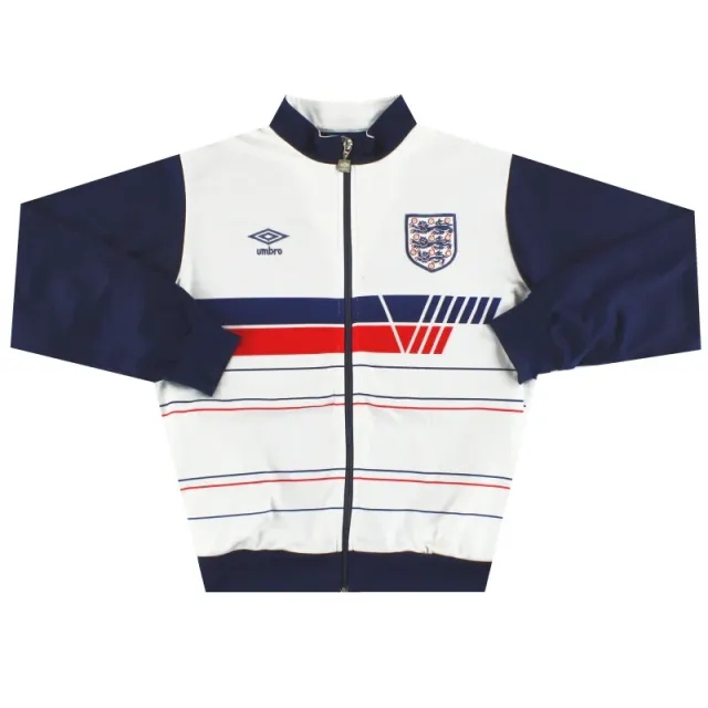 1987-90 England Umbro Track Jacket S - England / Excellent 