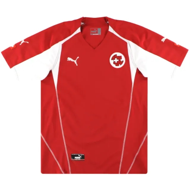 2004-06 Switzerland Puma Home Shirt S - Switzerland / Excellent 