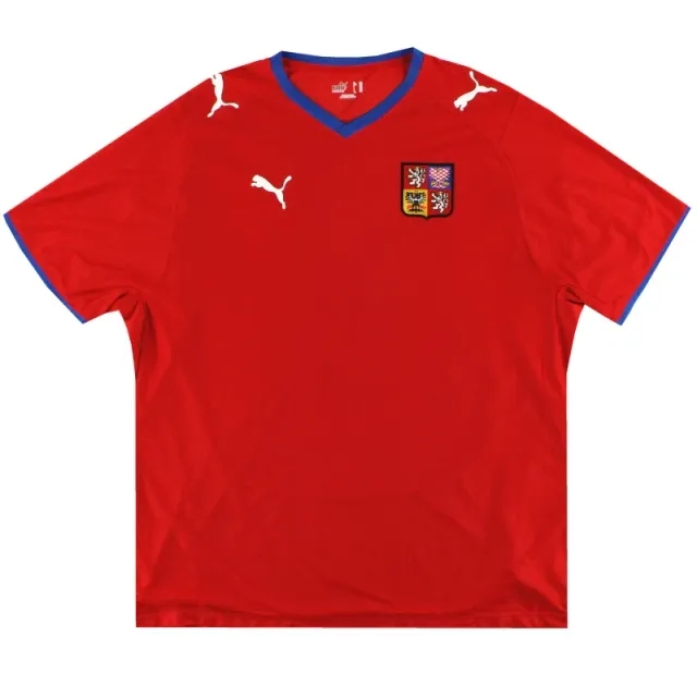 2008-09 Czech Republic Puma Home Shirt #8 XXL - Czech Republic / Excellent 