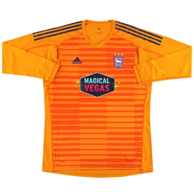2018-19 Ipswich adidas Goalkeeper Shirt L/S XL - Ipswich / Excellent 