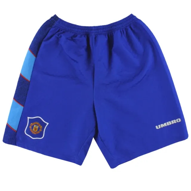 1995-97 Manchester United Umbro Goalkeeper Shorts L.Boys - Manchester United / Excellent 