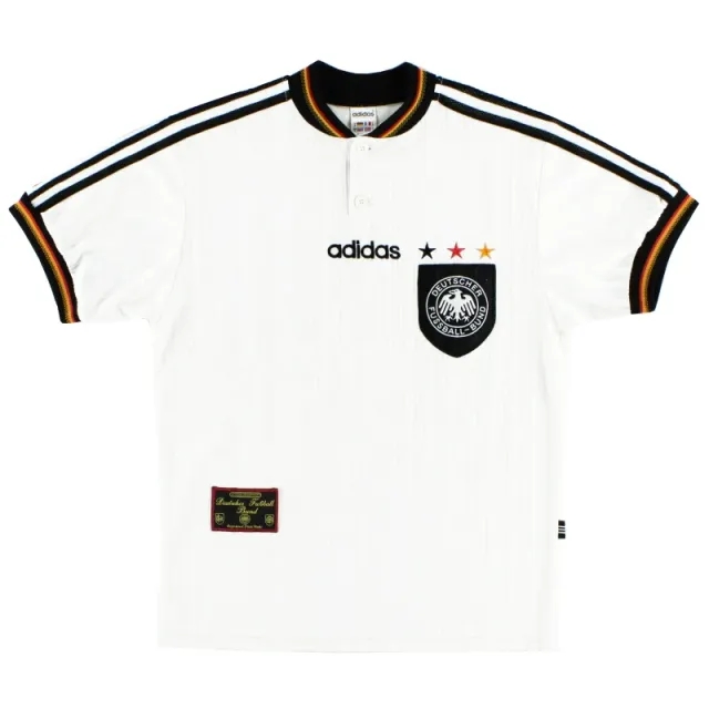 1996-98 Germany adidas Home Shirt S - Germany / Excellent 