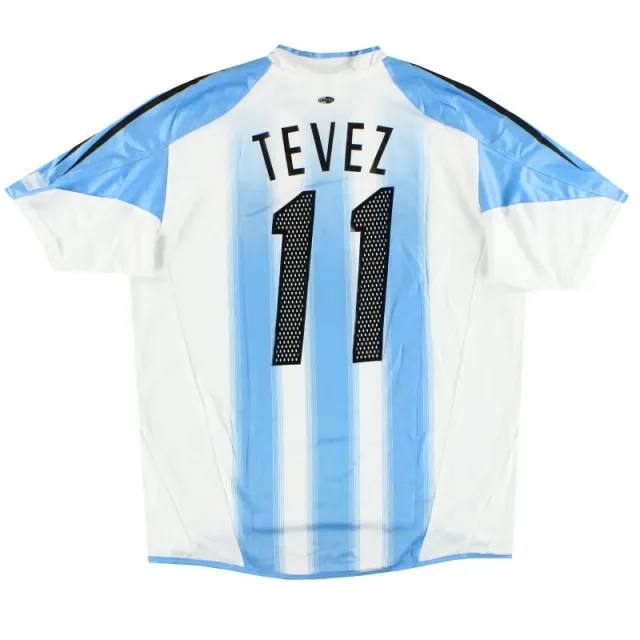 2004-05 Argentina adidas Home Shirt Tevez #11 *w/tags* L - Argentina / w/tags 