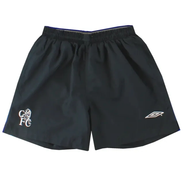 2002-04 Chelsea Umbro Away Shorts L.Boys - Chelsea / Excellent 