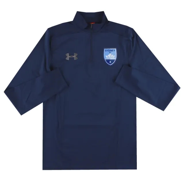 2019-20 Sydney FC Under Armour 1/4 Zip Top *As New* M - Other World Clubs / As New 