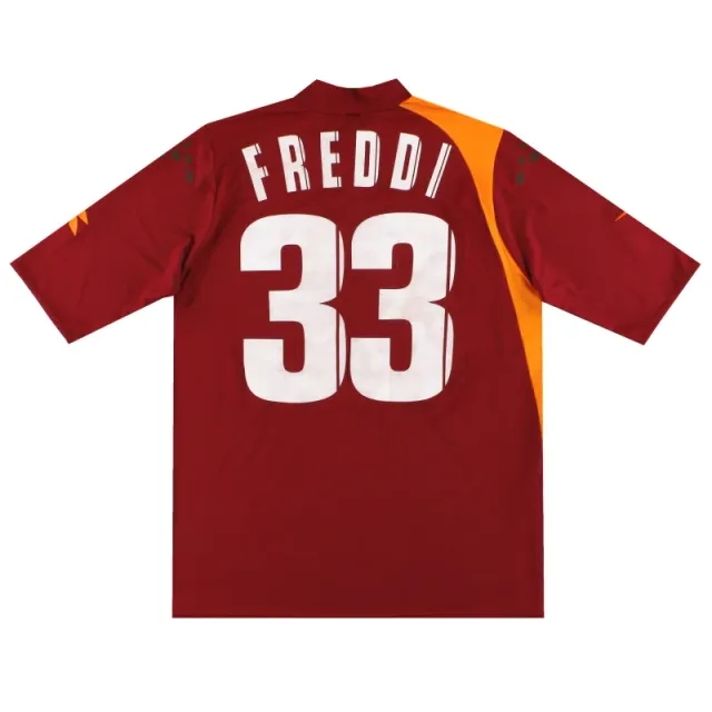 2005-06 Roma Home Shirt Freddi #33 L - Roma / Excellent 