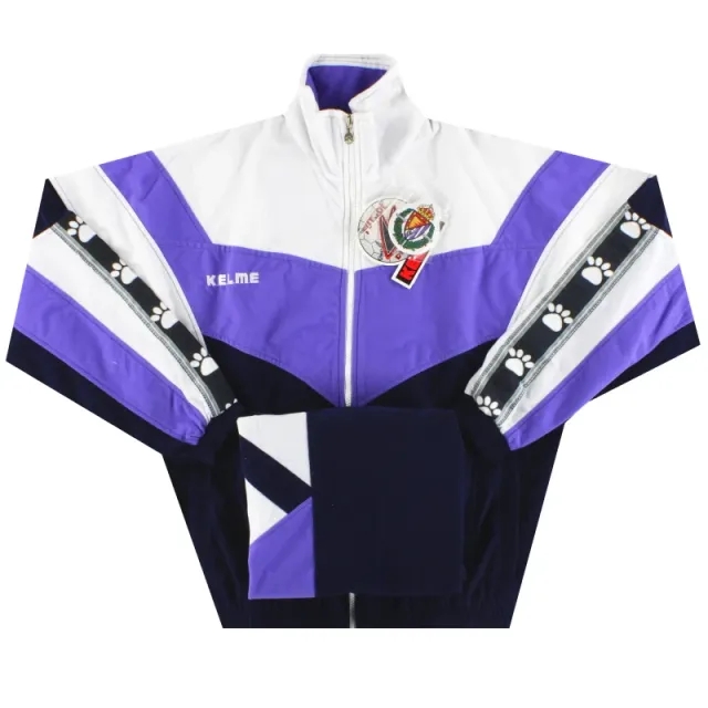 1996-97 Real Valladolid Kelme Tracksuit *w/tags* M - Other Spanish Clubs / w/tags 