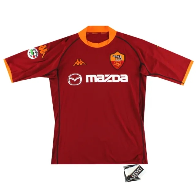 2002-03 Roma Kappa Kombat Home Shirt Totti *w/tags* XXXL - Roma / As New 