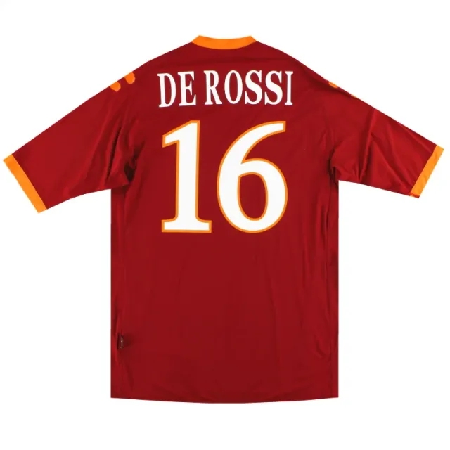 2009-10 Roma Kappa Kombat Home Shirt PI De Rossi #16 *w/tags* XXL - Roma / w/tags 