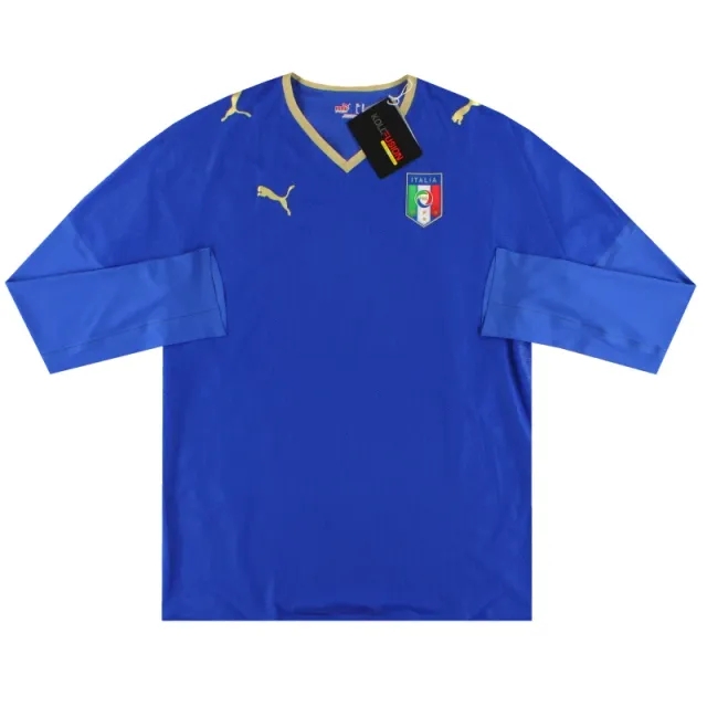 2007-08 Italy Puma Player Issue Home Shirt L/S *w/tags* XL - Italy / w/tags 