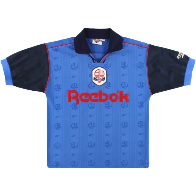 1996-97 Bolton Reebok Match Issue Third Shirt #15 *Mint* XL - Bolton Wanderers / Mint 