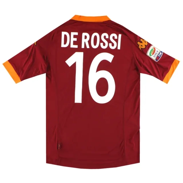2012-13 Roma Home Shirt De Rossi #16 *w/tags* XL - Roma / w/tags 