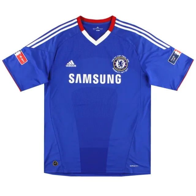 2010-11 Chelsea adidas 'FA Cup Final' Home Shirt XL - Chelsea / Excellent 