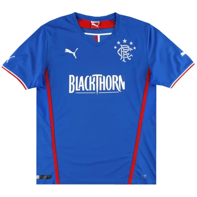 2013-14 Rangers Puma Home Shirt XL - Rangers / Excellent 