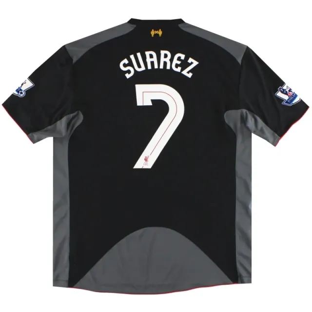2012-13 Liverpool Warrior Away Shirt Suarez #7 XXL - Liverpool / Excellent 