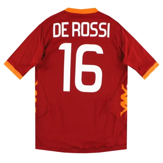 2011-12 Roma Kappa Home Shirt De Rossi #16 *w/tags* XL - Roma / w/tags 