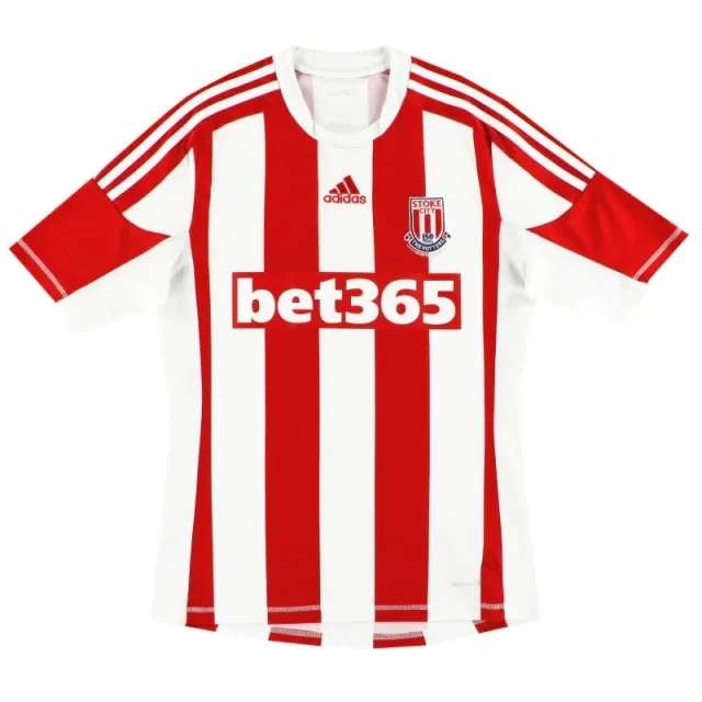 2012-13 Stoke City adidas Formotion '150 Years' Home Shirt S - Stoke City / Excellent 