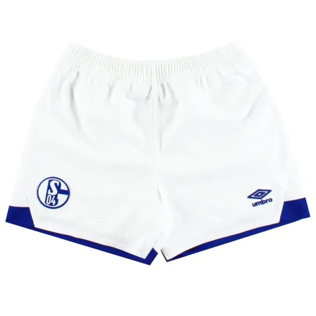 2018-19 Schalke Umbro Home Shorts *As New* 6-7 Years - Schalke / As New 