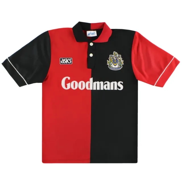 1993-95 Portsmouth Asics Away Shirt S - Portsmouth / Excellent 