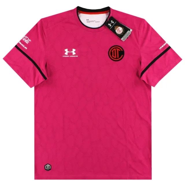 2020-21 Deportivo Toluca Under Armour Goalkeeper Shirt *w/tags* L - Central and South American Clubs / w/tags 