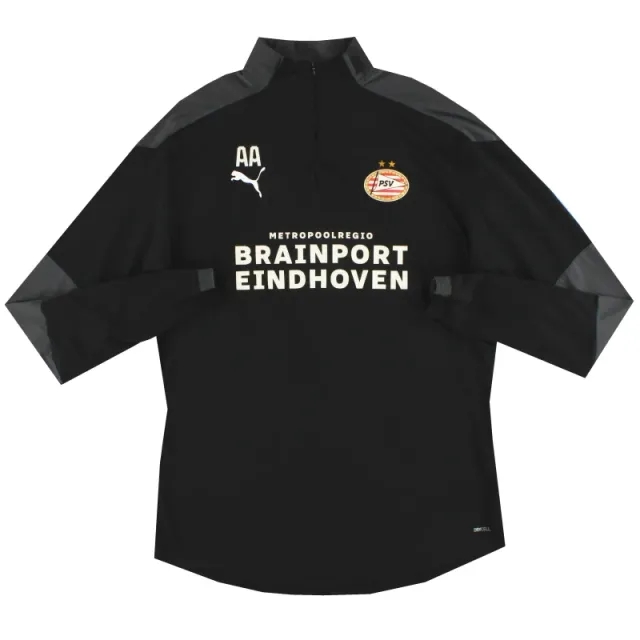 2020-21 PSV Eindhoven Puma 1/4 Zip Player Issue Training Top 'AA' XL - PSV / Excellent 