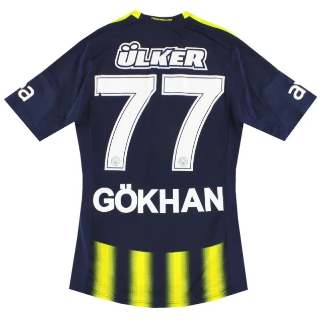 2013-14 Fenerbahce adidas Home Shirt Gokhan #77 S - Fenerbahce / Excellent 