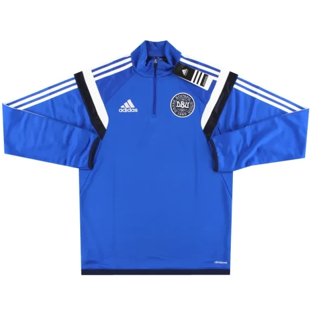 2013-15 Denmark adidas 1/4 Zip Training Top *BNIB* S - Denmark / BNIB 