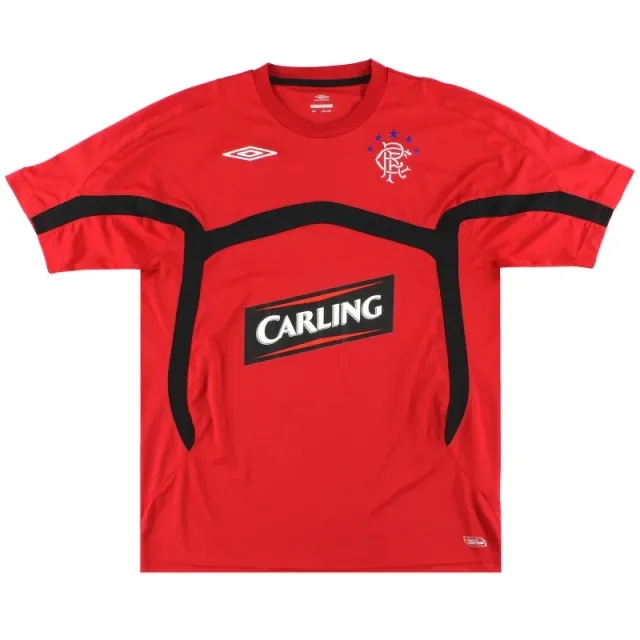 2009-10 Rangers Umbro Training Shirt M - Rangers / Excellent 